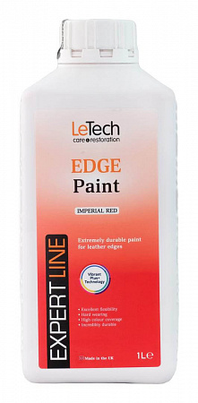 Краска для уреза кожи (Leather Edge Paint) Imperial Red / 100 мл / LeTech