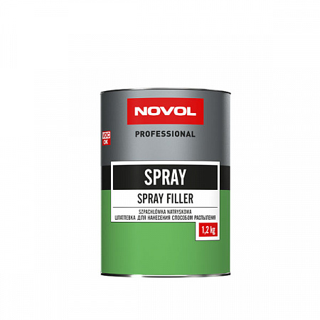Шпатлевка жидкая 1,2кг Spray NOVOL 