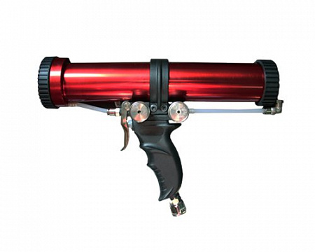 Пневматический пистолет ANI, с регулировкой давления, для нанесения распыляемых и нераспыляемых герметиков, клеев объёмом 290,310 мл.