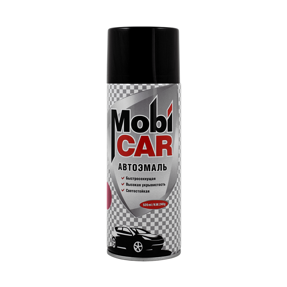 Эмаль 127 Вишня, акриловая, 520мл аэрозоль, MobiCAR
