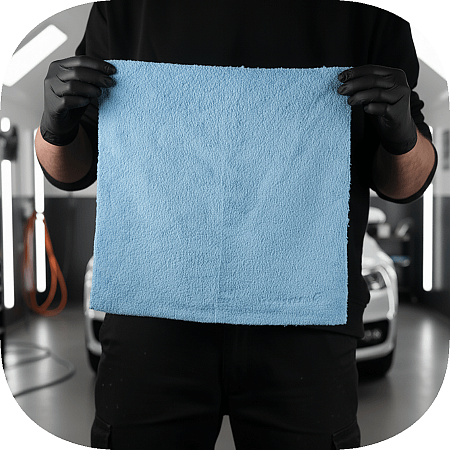 Профессиональная микрофибровая салфетка без оверлока (300шт в коробке) Au-241.100 AuTech 