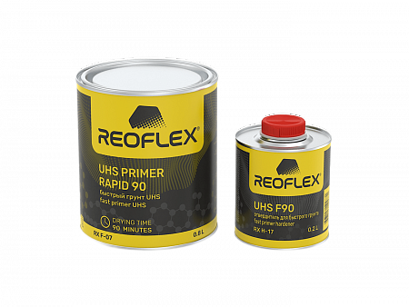 Грунт UHS быстрый 2К (4+1) Серый 0,8л+отверд 0,2л компл REOFLEX