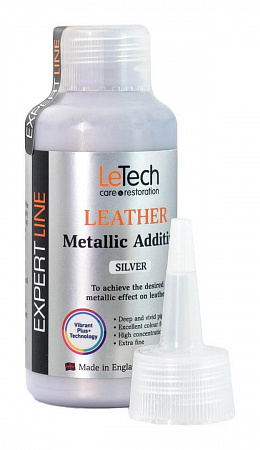 Краска для кожи металлик (Leather Metallic Additive) Pearlescent. Перламутр, 100 мл, LeTech