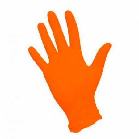 Перчатки нитриловые для малярных работ, оранжевые ХXL JETAPRO