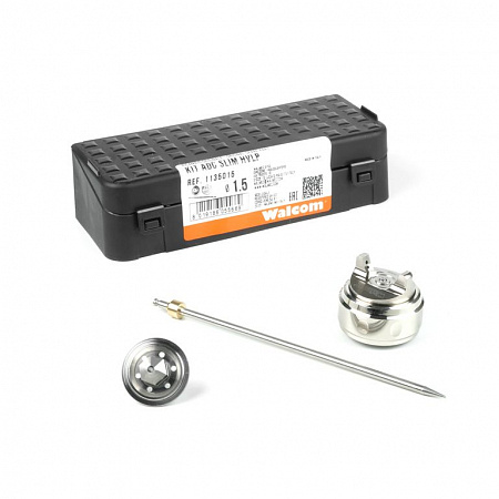 Набор для краскораспылителей HVLP SLIM 1,7mm (головка с крышкой, сопло, игла)