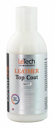 Защитный лак для кожи (Leather Top Coat) Matt/ 200 мл / LeTech