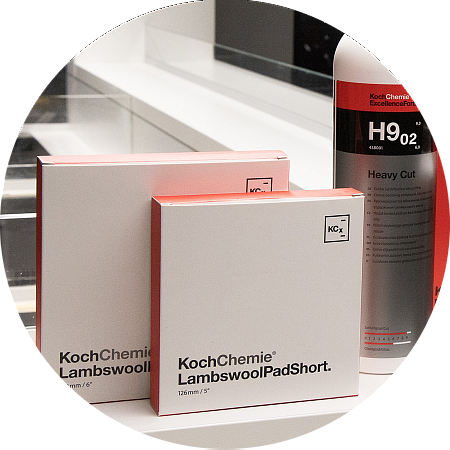 Полировальный круг меховой Lambswool Pad short for eccentric, 150 mm, KochChemie