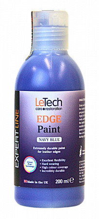 Краска для уреза кожи (Leather Edge Paint) Navy Blue, 145 мл, LeTech