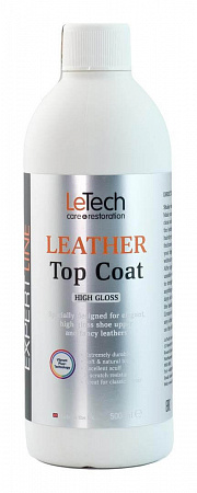 Защитный лак для кожи (Leather Top Coat) High Gloss/ 200 мл / LeTech