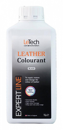 Краска для кожи (Leather Colourant) Black, Чёрный, 1000 мл, LeTech