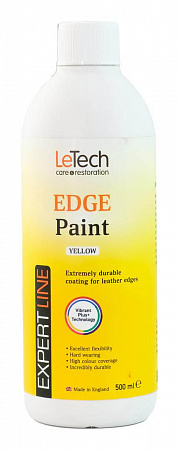 Краска для уреза кожи (Leather Edge Paint) Yellow / 145 мл / LeTech