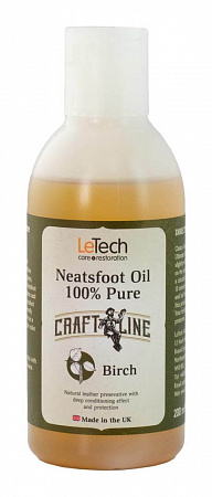 Костное масло натуральное (Neatsfoot Oil Natural) 100% Pure, 100 мл, LeTech