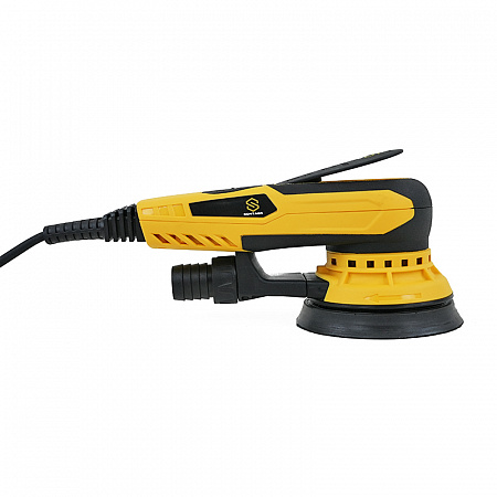 SCH-02-125-2.5 шлиф. машинка ручная 220V/50Hz, 350W, без мешка для пыли, с магнитным тормозом подошвы, эксцентрик 2,5 мм