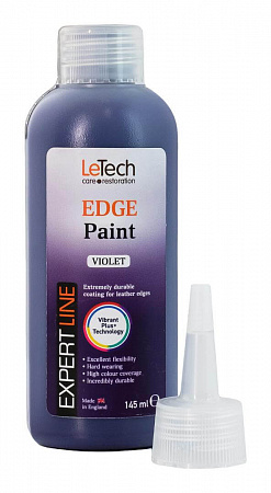 Краска для уреза кожи (Leather Edge Paint) Carbon Black / 145 мл / LeTech
