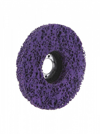 Круг для снятия ржавчины Ø 125мм, под УШМ, корал, Фиолетовый, Expert