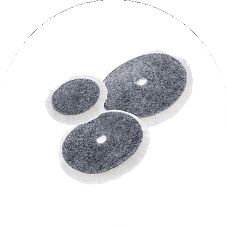 Lammfell-Pad - полировальный круг из натуральной овчины для работы с абразивными полиролями 180 mm