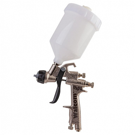 Краскопульт SLIM X-LIGHT HALO/HTE SR, сопло 1,3 мм, верхний бачок 0,68л, без манометра, WALCOM