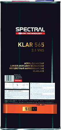 Лак VHS акриловый 2К (2+1) 5л Klar 565 SPECTRAL