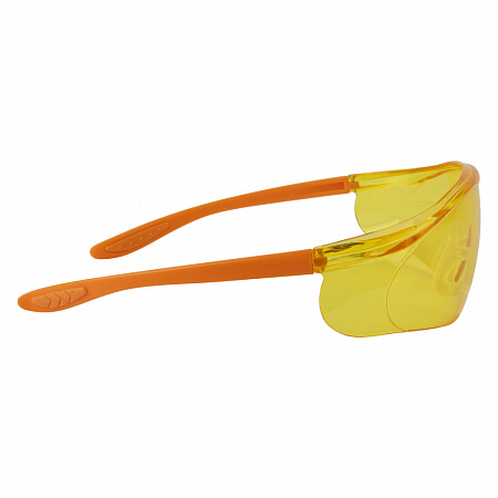 Очки защитные открытого типа с боковой защитой, янтарные линзы, Zenith, JetaPro
