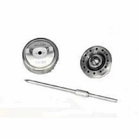 Набор для краскораспылителей SLIM 1,7мм (головка с крышкой, сопло, игла)