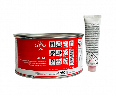 Шпатлевка со стекловолокном 1,8кг GLAS