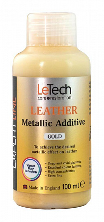 Краска для кожи металлик (Leather Metallic Additive) Pearlescent. Перламутр, 100 мл, LeTech