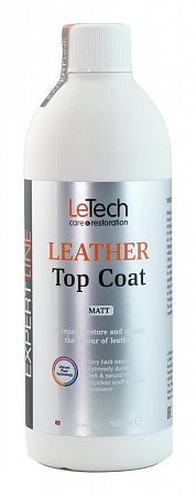 Защитный лак для кожи (Leather Top Coat) Matt/ 200 мл / LeTech