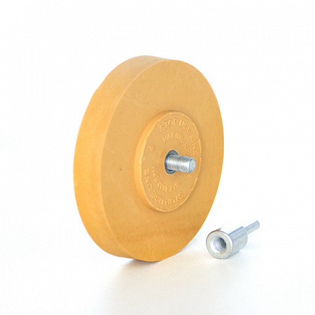 Прессованный диск для снятия клейких лент 100х16мм со шпинделем RoxelPro