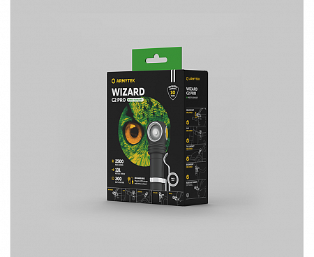 Фонарь Armytek Wizard C2 Pro Magnet USB Теплый