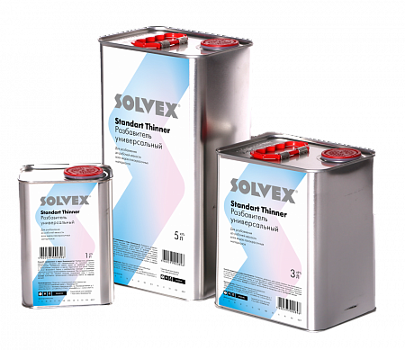 Разбавитель SOLVEX акриловый в жестяных канистрах 1л.