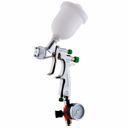 Миникраскопульт проф.премиум класса EGO HVLP, 2 бачка 0,078 и 0,18л сопло 1,0мм 10023.10 WALCOM