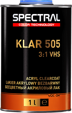 Лак VHS акриловый 2К (3+1) 1л Klar 505 SPECTRAL