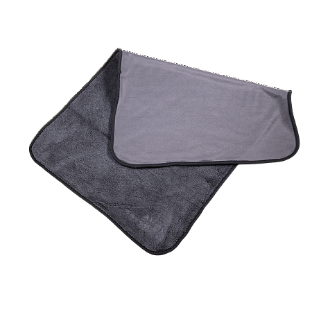 Полотенце для сушки, обметка краев, чёрное, 60*90 см, 1000гр/м², AQUA MONSTER Autech