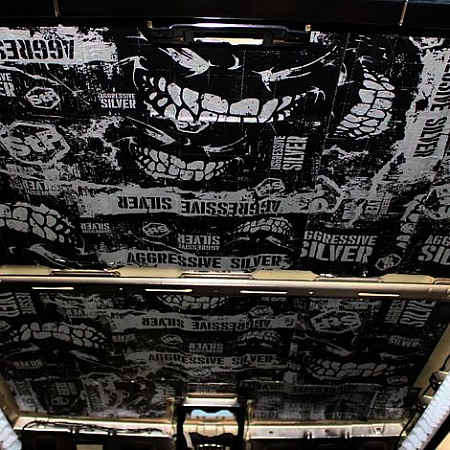 Вибродемпфирующий материал Aggressive Silver (0,75х0,47)