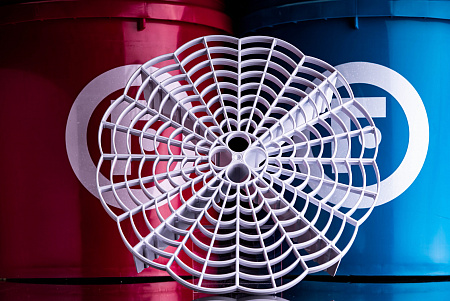 Пескоотделитель для ведра белый, 266х65мм для мойки автомобиля FIREBALL