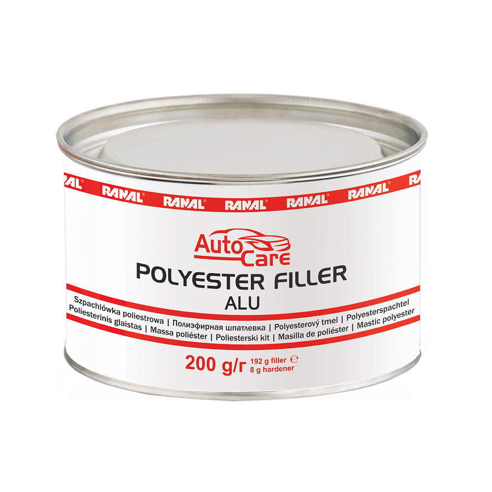 Autocare Полиэфирная шпатлевка с алюминием ALU 0,5кг 