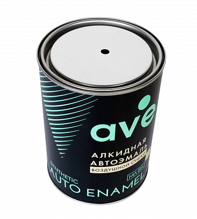 Эмаль 601 Черная алкид 0,8кг МЛ ВК AVE 