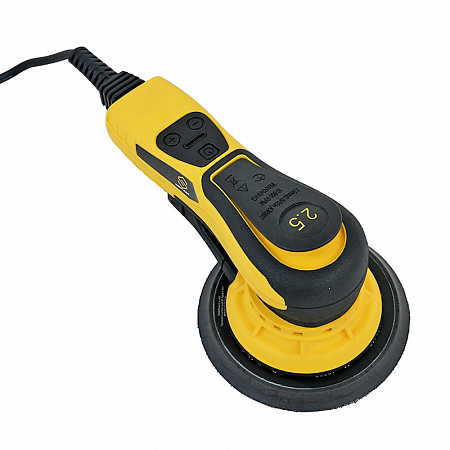 SCH-02-150-2.5 шлиф. машинка ручная 220V/50Hz, 350W, без мешка для пыли, с магнитным тормозом подошвы, эксцентрик 2,5 мм