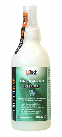 Средство для чистки ткани и алькантары (Fabric&Alcantara Cleaner), 200 мл, LeTech