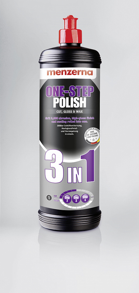 Паста полировальная низкоабразивная 1л One-step Polish 3 in 1 MENZERNA