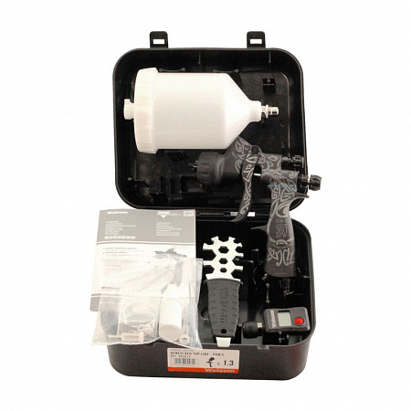 Краскопульт Genesi CARBONIO 360 EVO GEO VARANGI, сопло 1,3 мм, верхний бачок 0,68л