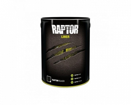 Покрытие защитное повышенной прочности 2К RAPTOR Черное 20л (3xRLB/5+RLH/5) комплект U-POL 