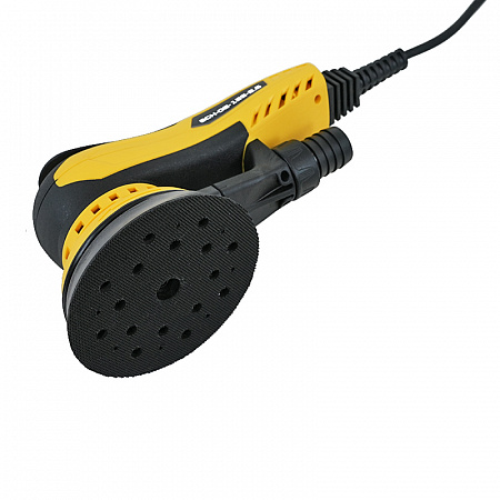 SCH-02-125-2.5 шлиф. машинка ручная 220V/50Hz, 350W, без мешка для пыли, с магнитным тормозом подошвы, эксцентрик 2,5 мм