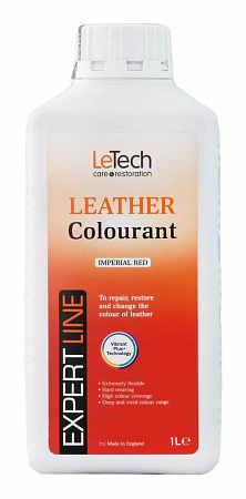 Краска для кожи (Leather Colourant) Imperial Red / 200 мл / LeTech