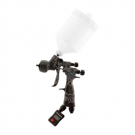 Краскопульт Genesi CARBONIO 360 EVO GEO VARANGI, сопло 1,3 мм, верхний бачок 0,68л