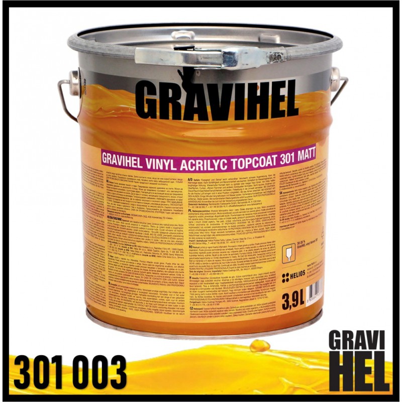 GRAVIHEL 301 винил-акриловый биндер полуглянцевый 003 (3,9 л.)