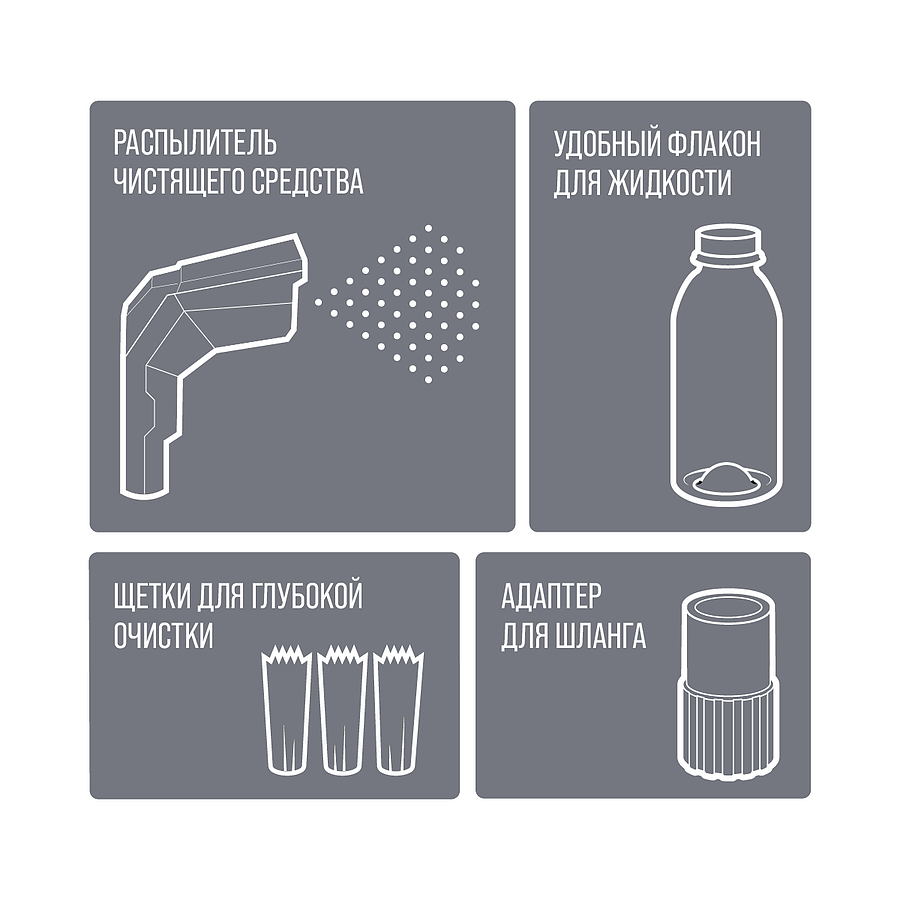 Насадка на пылесос функцией подачи воды химии