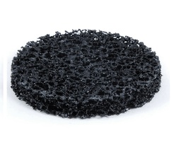 Круг для снятия ржавчины на резьбе Черный Ø 150мм М14, РУССКИЙ МАСТЕР