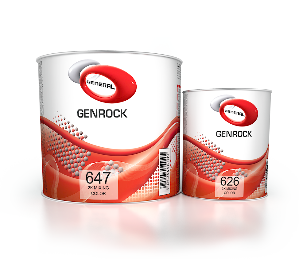 GR643 ярко-красный, General компонент 2К микс, уп.3,5л (шт.)