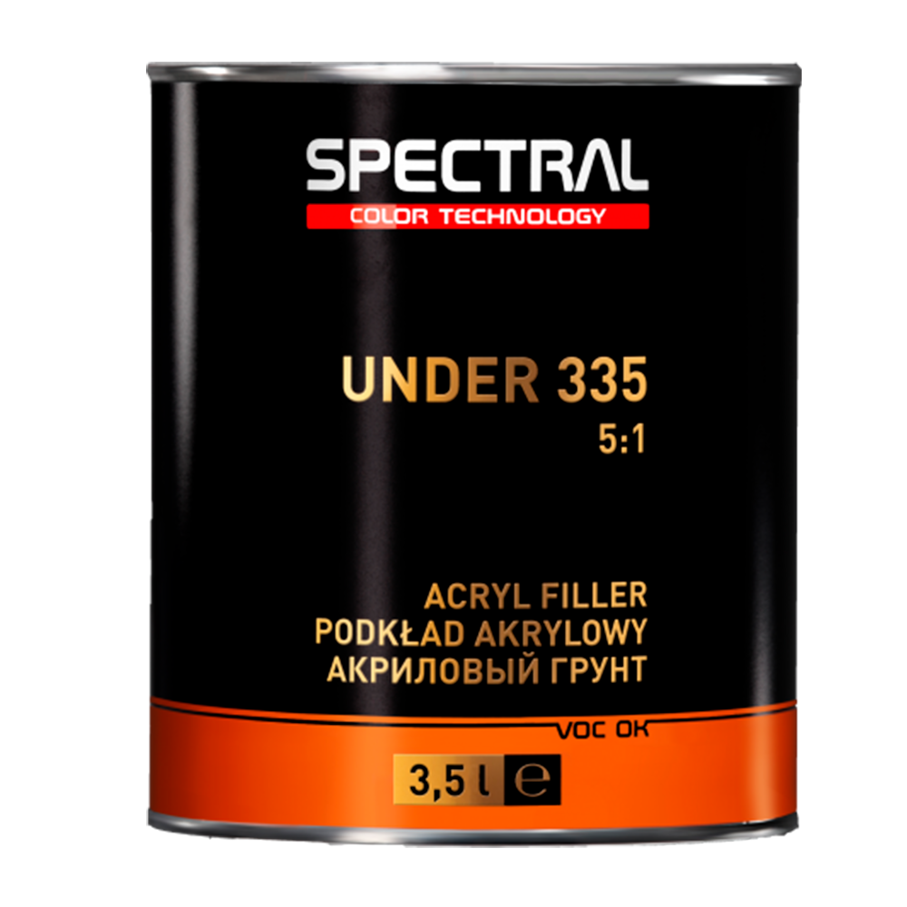 Грунт акриловый 2К (5+1) Серый 3,5л Under 335 Р3 SPECTRAL